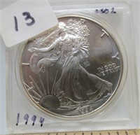 1994 American Silver Eagle, BU