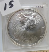 1995 American Silver Eagle, BU