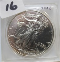 1997 American Silver Eagle, BU