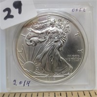 2014 American Silver Eagle, BU