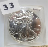2017 American Silver Eagle, BU