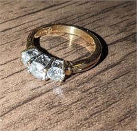 14k Yellow Gold Diamond Ring 2.65 DWT
