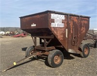 M and w 200 bushel gravity wagon