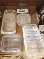 LOT GLASS REFRIGERATOR DISHES