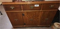 ANTIQUE 50 X 23 1 DRAWER 3 SECTION, 3 DOORS