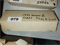 FACTORY BOX 1993 DONRUSS II STARS CHECKLIST