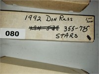 FACTORY BOX 1992 DONRUSS 355 - 775 STARS