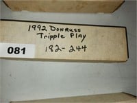 FACTORY BOX 1992 DONRUSS TRIPLE PLAY 182-244