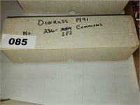 FACTORY BOX 1991 DONRUSS 226 - 282 COMMONS