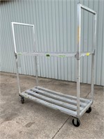 Winholt 68x27x60 aluminum rack on casters