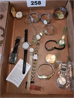 LOT VARIOUS MENS WOMENS WATCHES