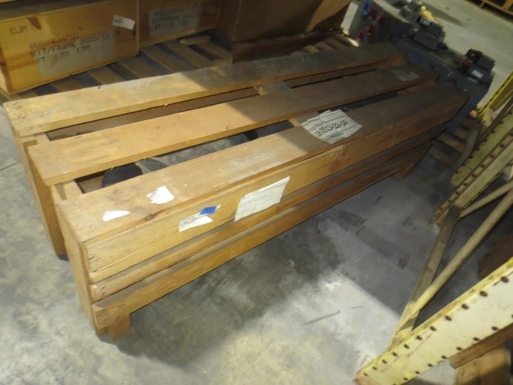 AGCO #13, Pallets of parts plus Pallet racking