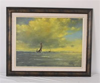 R.F. WOODHOUSE OIL ON CANVAS ORIGINAL