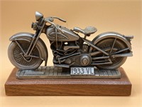Vintage 1933 Harley-Davidson VL Pewter Figure