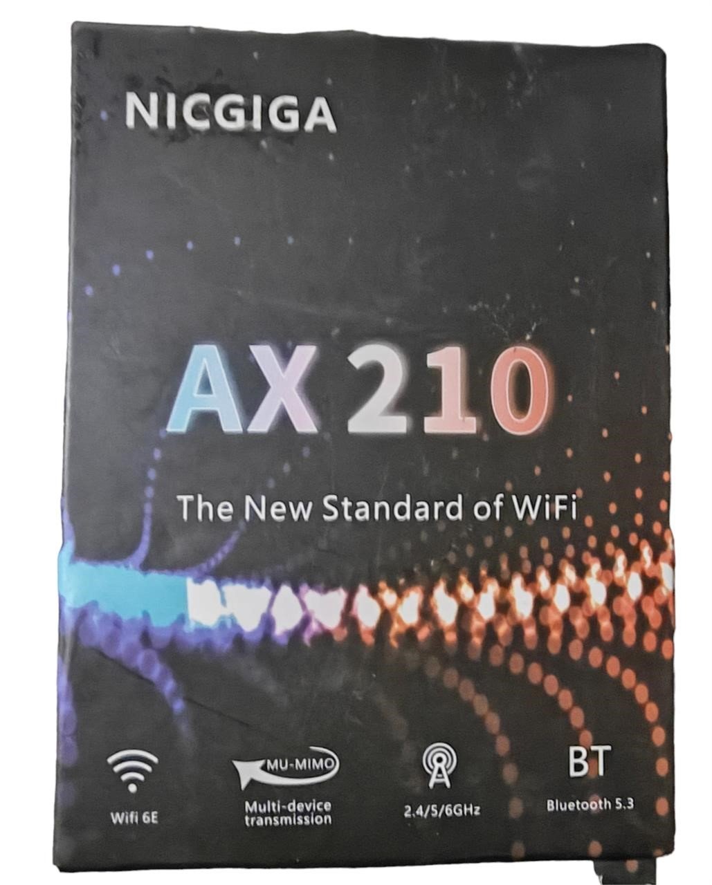 2PCS NICGIGA AX210 WIFI 6E BLUETOOTH CARD INTEL LA