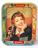 A Vintage Coca-Cola Litho 'Have a Coke' Tray