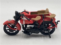 1933 Harley Mandarin Red Sidecar 1:10 Diecast