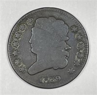 1829 Classic Head Half Cent 1/2c Good G details