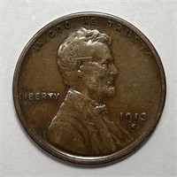 1913-S Lincoln Wheat Cent Fine F