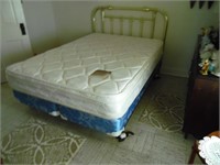 BRASS BED, LOCATED UPSTAIRS