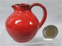 Lorenzen pottery miniature jug, 2 1/2" h.