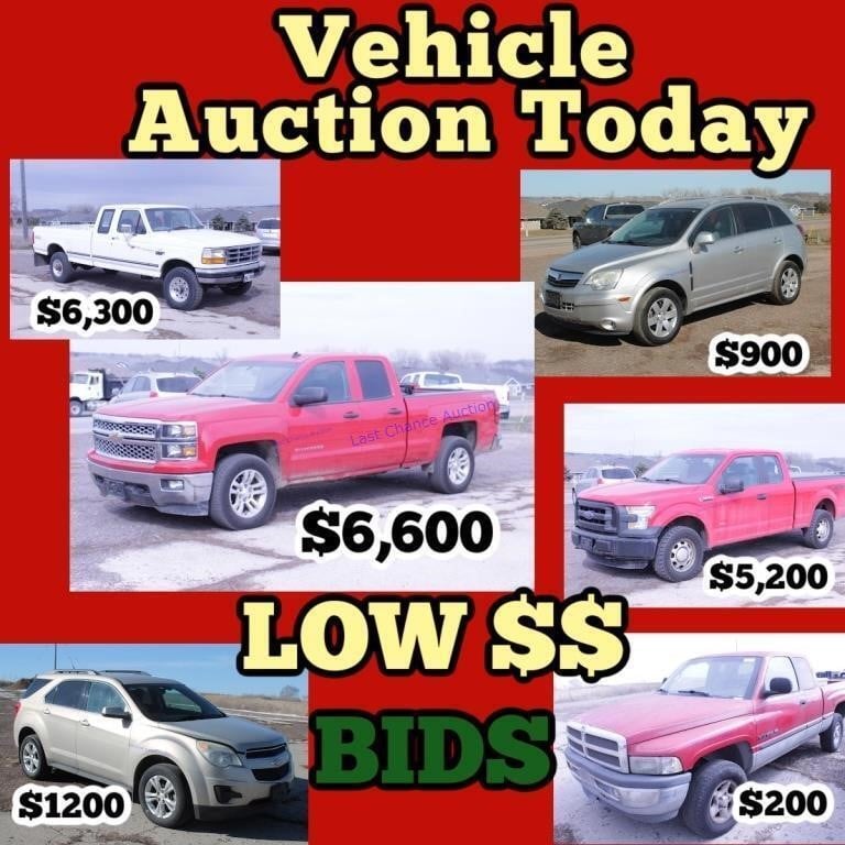 Spring Vehicle Auction - March 30, 2024