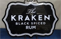 The Kraken Black Spiced Rum Lighted Sign