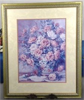 Framed Posies for the Princess Print