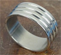 Stainless Ring - Silver Tone
