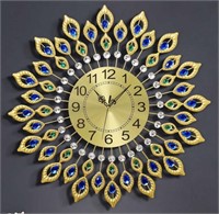 Peacock Style Wall Clock, Large