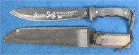Tac Assault Semper Fi Sawback Knife w/Sheath