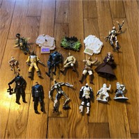 Lot of Mixed Star Wars Action Figure Toys