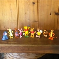 Lot of Mixed Winnie the Pooh Action Figure Toys