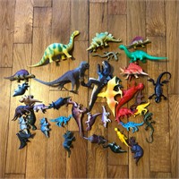 Lot of Mixed Dinosaur Toys