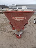 Cosmo fertilizer spreader with PTO