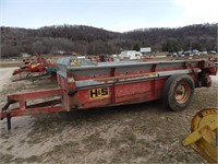 H & S 270 manure spreader; works per seller