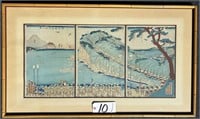 15x31 Signed Original Japanese Woodblock Print