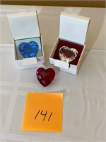 Swarovski crystal hearts #141