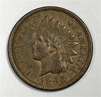 1893 Indian Head Cent About Uncirculated AU