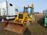 John Deere tractor Loader Backhoe