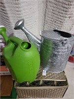 Metal & plastic water cans