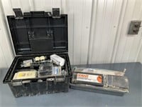 Plastic Storage Box with Electric Supplies,