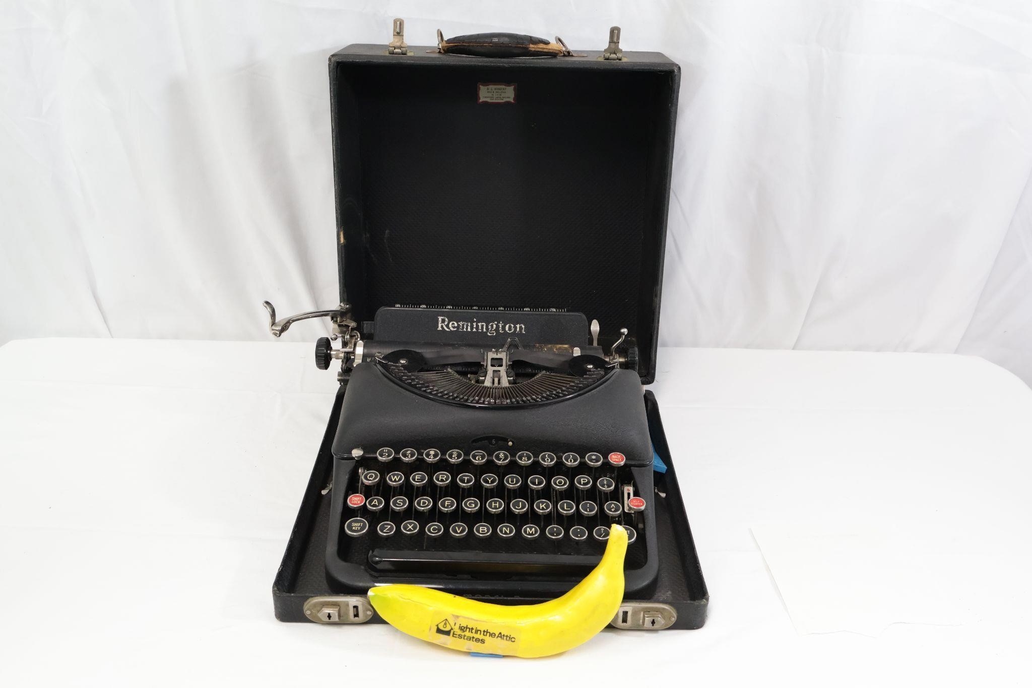 1940s Remington Model 5 Portable Typewriter
