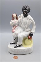 19th C. Staffordshire "Uncle Tom & Eva" Figurine
