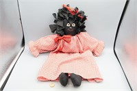 Vintage Hand-Made African American Rag Doll