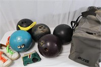 A Bowling Medley- Shoes, Balls, Bag- Rhino+Axis+