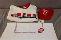 Reds Season Ticket Hold Jackets, Reds Hat & Scarf