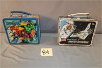 2 Metal Lunch Boxes