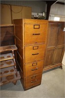 Wood File Cabinet--"Property- Air Force" US Army