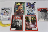 6 "Time" & "Sports Illustrated" Mags 1980s-2000s